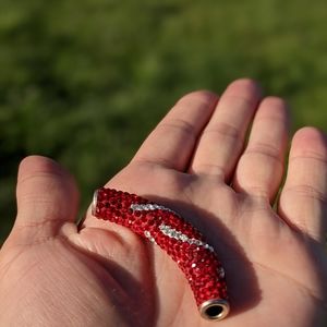 Silver Swarovski Crystals Pendant
